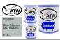 Preview: Hyundai, Blue Titanium Mist Metallic, STB: 1L Lackdose + 1L Klarlack + 500ml Härter - Set, von ATW Autoteile West.